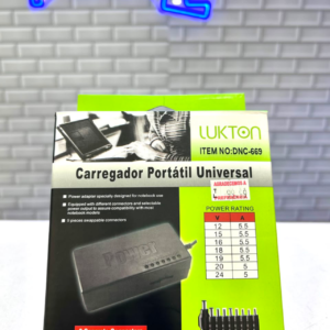 Lukton DNC-669 – Carregador Portátil Universal para Notebook