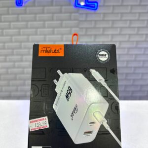Carregador Mletubl CS07E – Super Carregamento 65W GaN